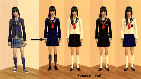 School Uniform Set By Xion The Sims 4 Download Simsdo