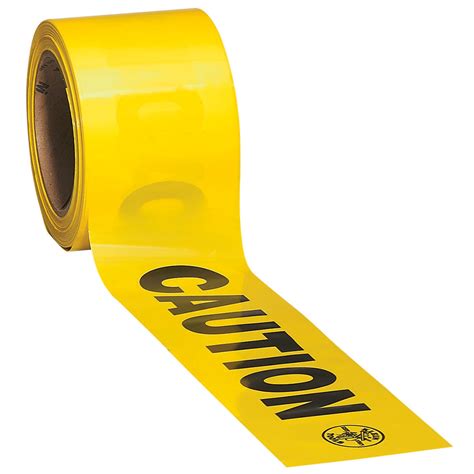 Caution Tape Barricade Caution Yellow 3 Inch X 1000 Foot 58001