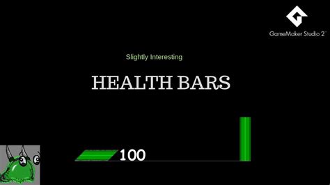 GameMaker Studio 2: Basic / Slightly Interesting Health Bars! - YouTube