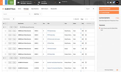 Enable Submittal Schedule Calculations Procore