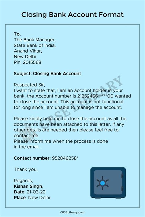 How To Write A Letter For Bank Account Closed Format And Samples