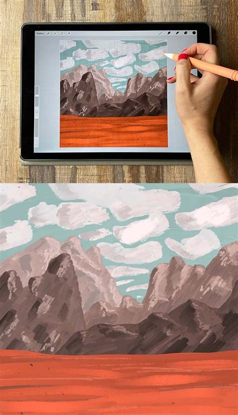 See more ideas about drawing tutorial, drawings, drawing techniques. Acrylic Landscapes in Procreate + 32 Free Acrylic ...