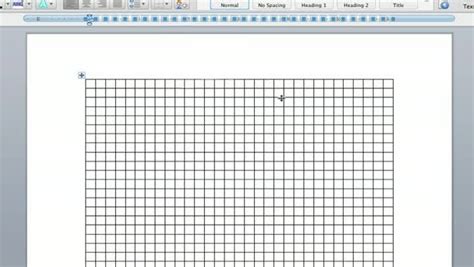 How To Make A Printable Grid In Word