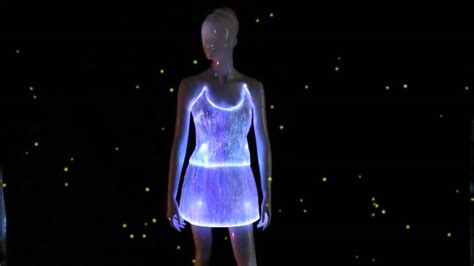 Led Clothesfiber Optic Lighting Costume Belly Dance Costume Youtube