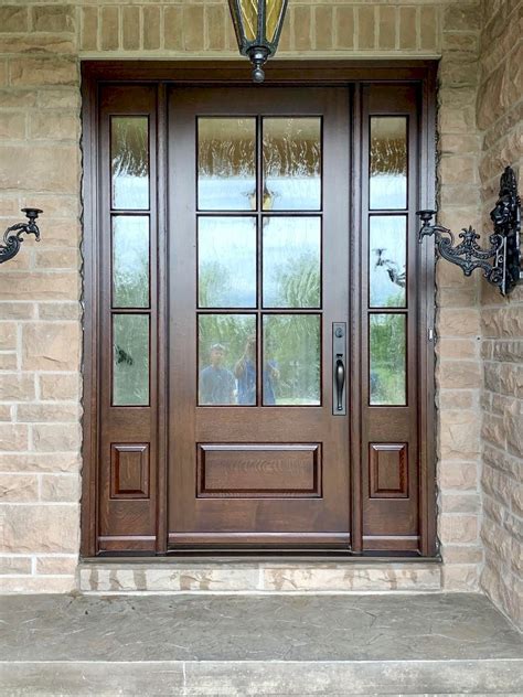 Side Light Entry Doors Amberwood Doors Inc Exterior Entry Doors