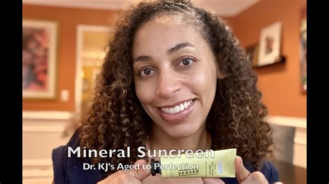 Mineral Sunscreens Dr Kjs Aged To Perfection Youtube