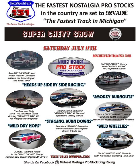 Welcome Midwest Nostalgia Pro Stock Association Home Page