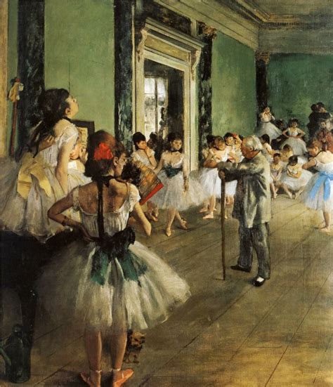 La Classe De Danse 1874 Edgar Degas Musee Dorsay Ballet Art