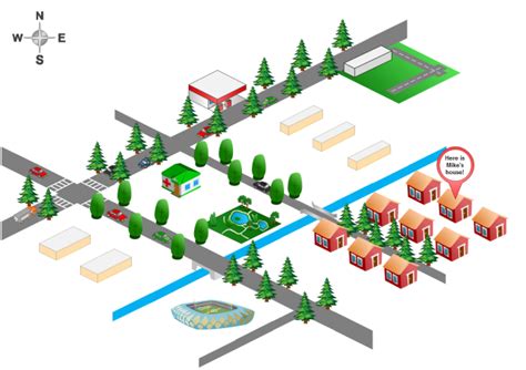 3d Directional Map Free 3d Directional Map Templates