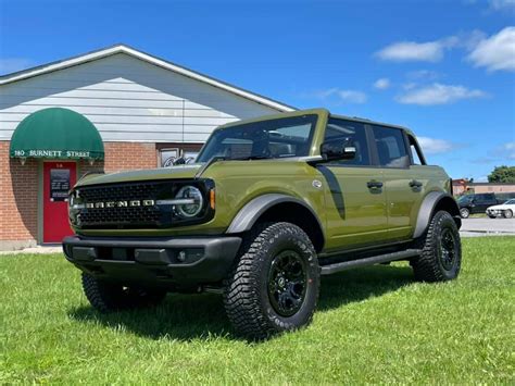Army Green Ford Bronco Army Military
