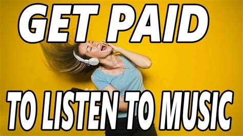 Make Money Listening To Music Online Earn Money Online Youtube