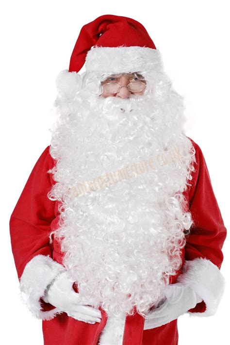 Xxl Santa Beard With Wig 23560 Cm Uk