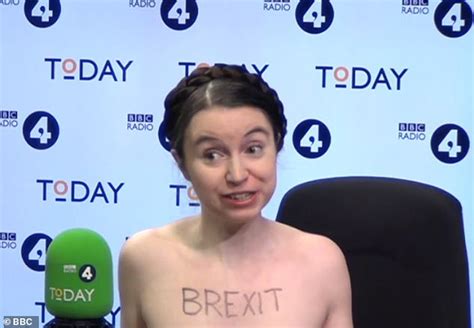Anti Brexit Cambridge Academic Appears Naked On Bbc Radio 4s Today Programme Daily Mail Online