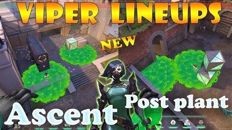 Easy Viper Lineups Ascent Guide Smoke And Snakebite Valorant 2024 Youtube