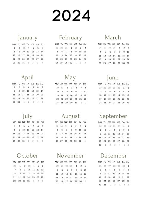 Calendar 2024 Png Photos Png All Png All