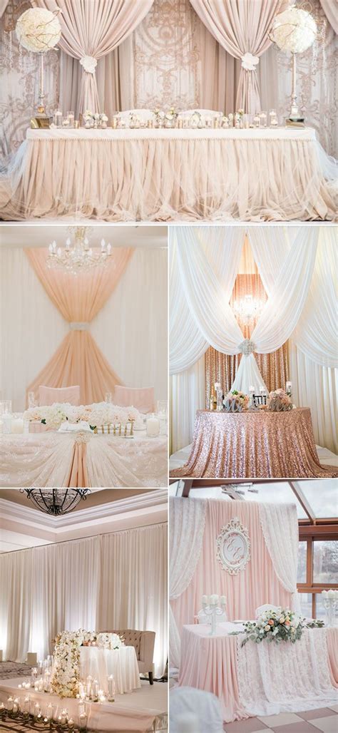 ️ 18 Amazing Wedding Head Table Backdrop Decoration Ideas Emma Loves