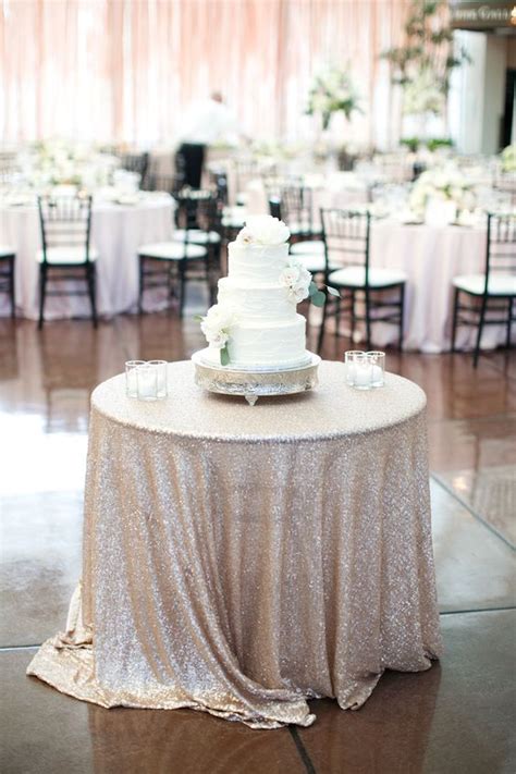 Cake Table Tablecloth Sequins Photography Heather Roth Fine Art