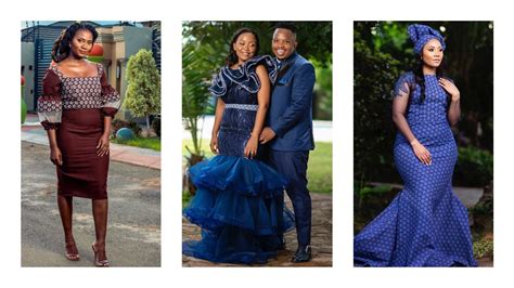 Tswana Traditional Attire 2019 For South African Women Pretty African Traditional Wedding Dress