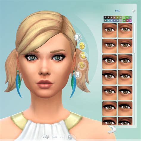 Colourful Default Replacement Eye Set Sims 4 Cc Makeup Sims 4 Cc