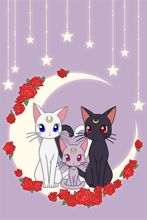 Pin By Kristen Delmonico On Luna And Artemis Sailor Moon Wallpaper Sailor Moon Art Sailor