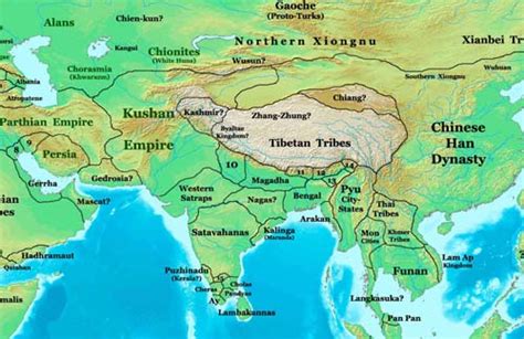 Imperio Kushan En Viaje Por La India Imperio Kushan De La India