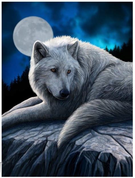 Guardian Of The North Wolf 3d Poster 28 X 38 Cm Gothic Ts