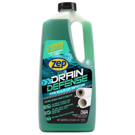 Shop Zep Commercial Drain Care Build Up Remover 64 Fl Oz Drain Cleaner