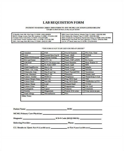 Quest Requisition Form Fill Online Printable Fillable Blank Pdffiller