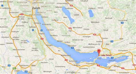 Die interaktive karte der schweiz mit aktuellen informationen zu verkehr, gastronomie und mehr. Map of Lake Zurich