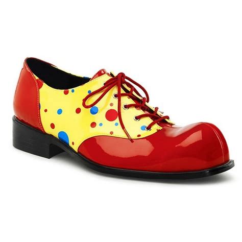 Pleaser Clown 12 Bump Toe Lace Up Clown Shoe Adult Costume Shoes Small