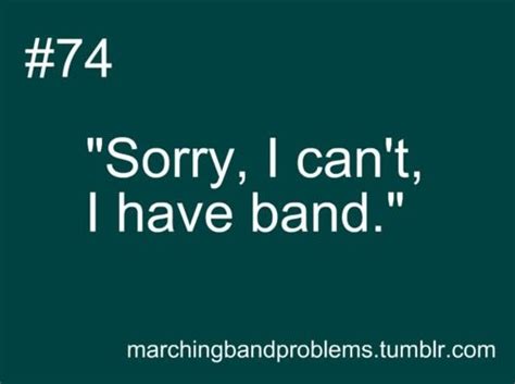 The Text Says Sorry I Cant I Have Band On Green Background