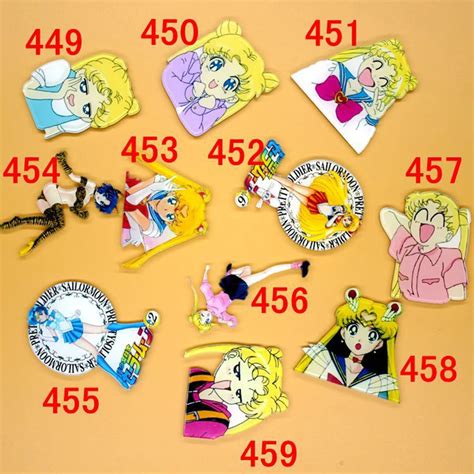 1 Pc Acrylic Brooches Cartoon Anime Sailor Moon Girls Brooches Backpack