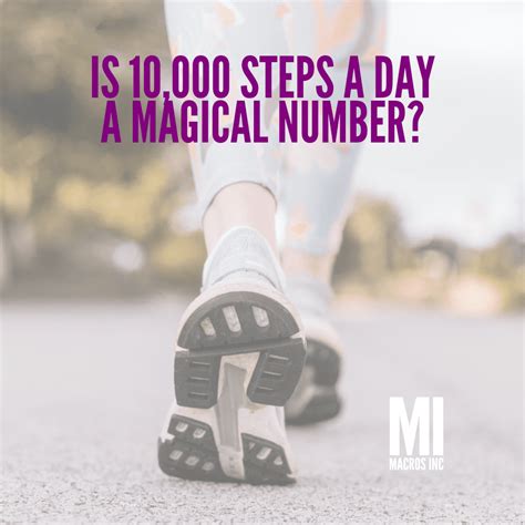 Is 10000 Steps A Day A Magical Number Macros Inc