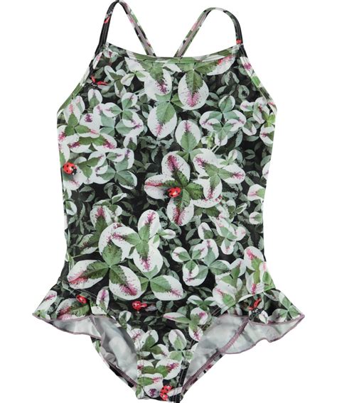 Noona Clover Swimsuit With Clover And Ruffles Molo