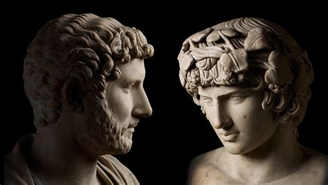 The Lovers Hadrian And Antinous Alan Lessik