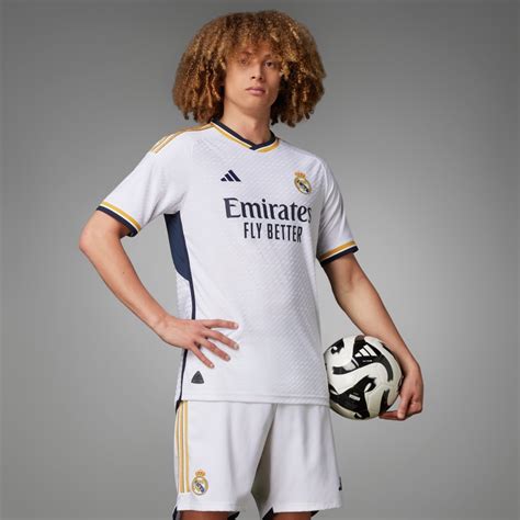 Clothing - Real Madrid 23/24 Home Authentic Jersey - White | adidas