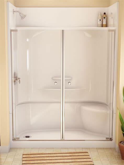 Fiberglass Shower Surround With Seat Glass Designs