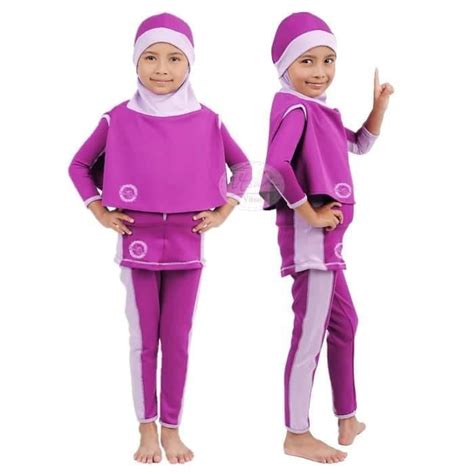 272bbfa2 swim teaching / swim vest / rompi ular new model : Baju Renang Mengapung Hijab Anak Perempuan Safe Swim ...
