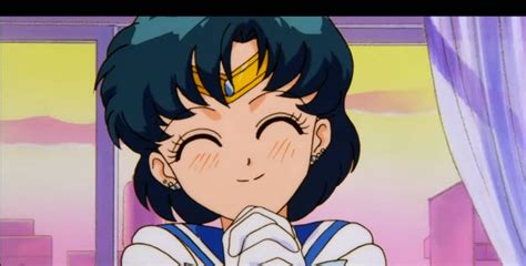 Sailor Mercury Cute Pose Smile And Blush By Ec1992 On Deviantart