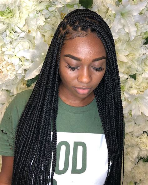 I find braids as one of my go to for protective hairstyles especially for my 4c natural hair. Small Knotless Box Braids. #knotlessboxbraids # ...