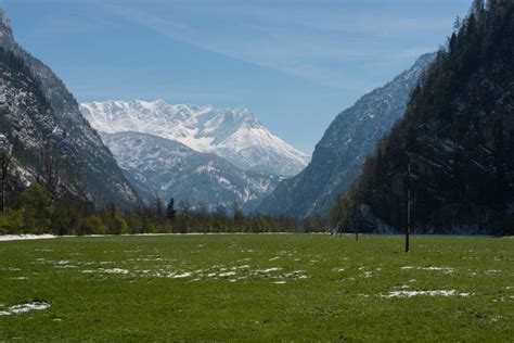 Hdri 360° Grasssnow Field In The Alps Openfootage