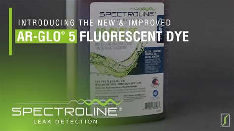 Ar Glo® 5e Fluorescent Leak Detection Dye Youtube