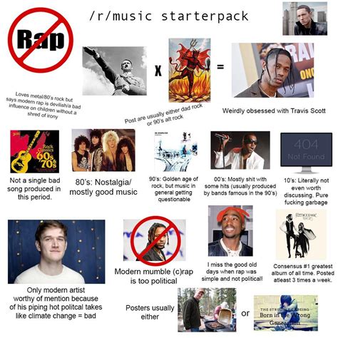 Rmusic Starter Pack Rstarterpacks Starter Packs Know Your Meme