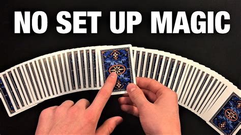 fool everyone with this crazy no set up card trick youtube