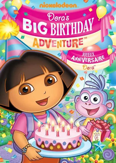 DORA THE EXPLORER Doras Big Birthday Adventure DVD 2011 Canadian
