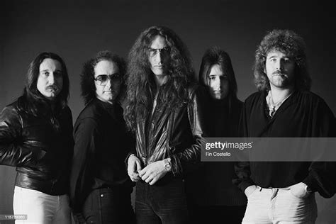 English Rock Group Uriah Heep 1978 Left To Right Guitarist Mick