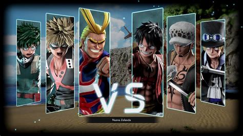 Jump Force One Piece Vs My Hero Academia Youtube