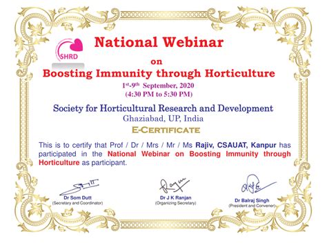 Pdf National Webinar On Boosting Immunity Through Horticulture E