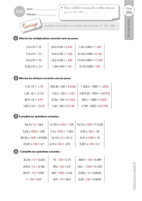 Les Nombres De 100 A 1000