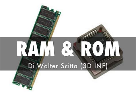 One is called 'random access memory' or 'ram' and the other is called 'read only memory' or 'rom'! RAM & ROM by Walter Scitta